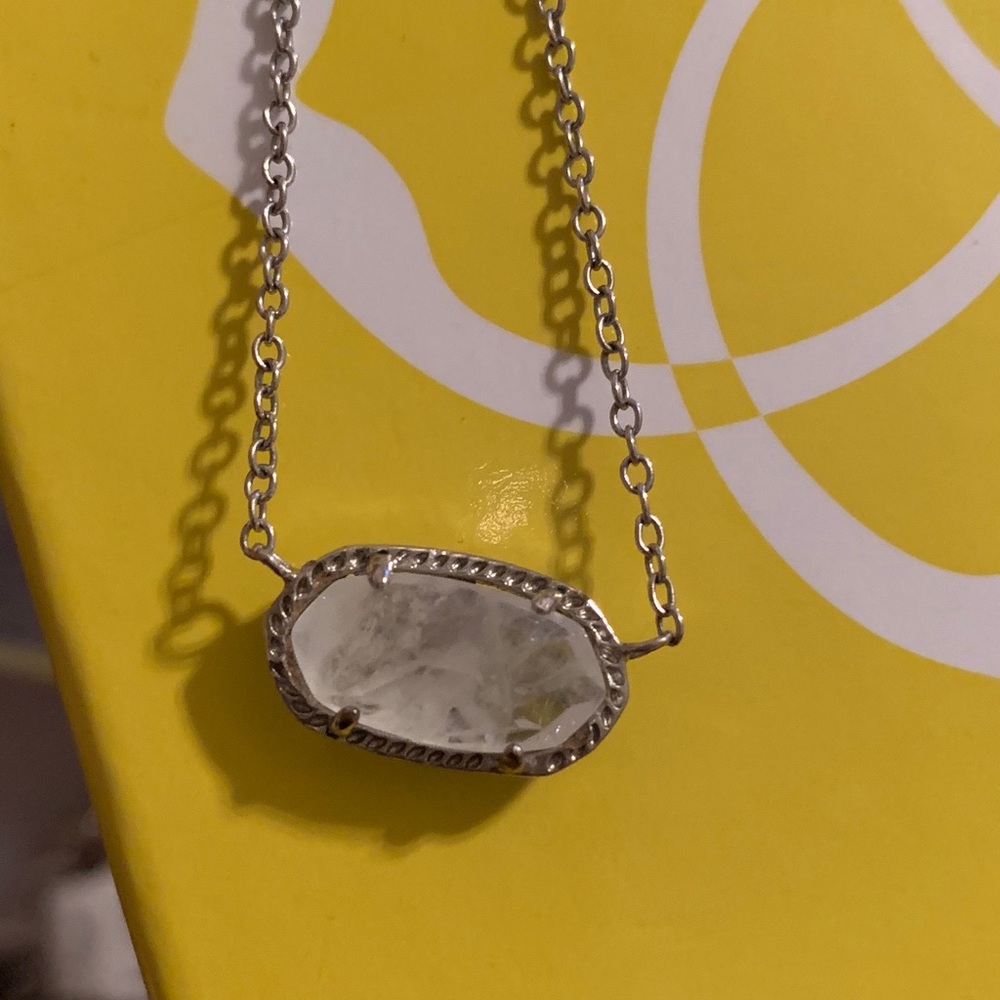 KS CUSTOM Rock Crystal Silver Elisa Necklace